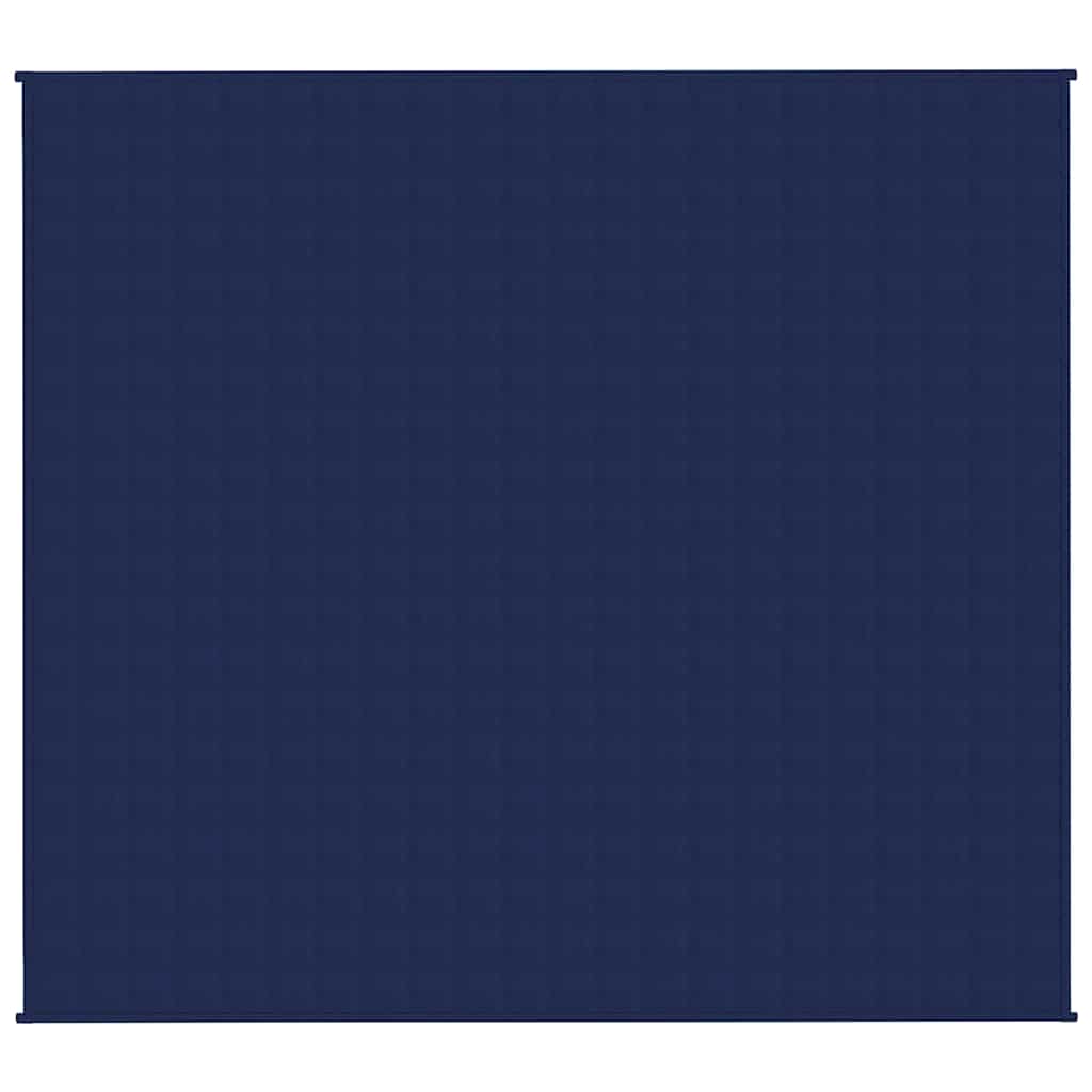 Manta pesada 13 kg 200x225 cm tecido azul