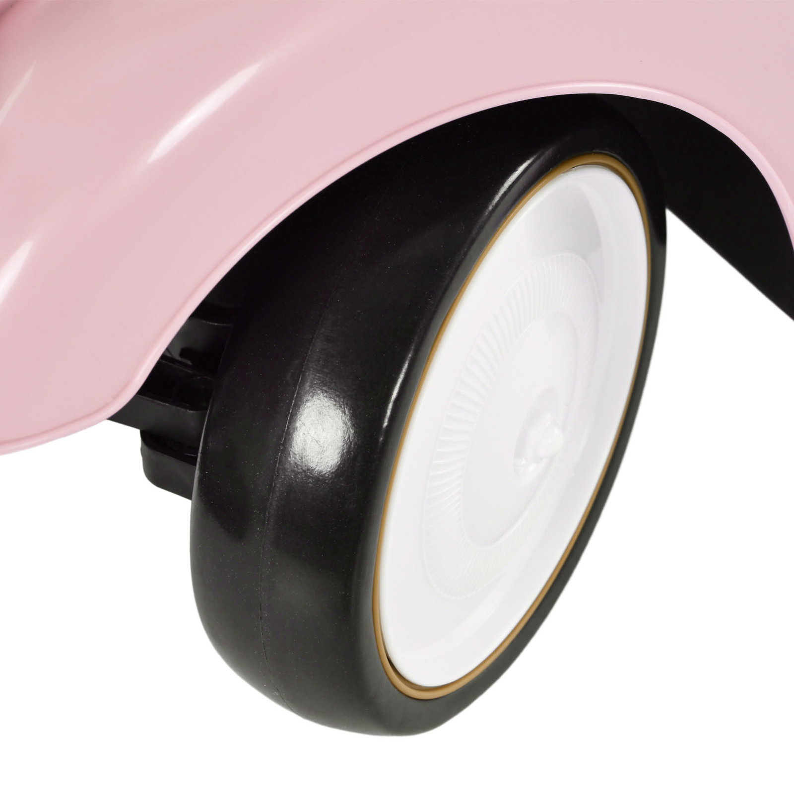 Carro andador para bebé de 12 a 36 meses com buzina compartimento de armazenamento e volante 58x27x35 cm rosa