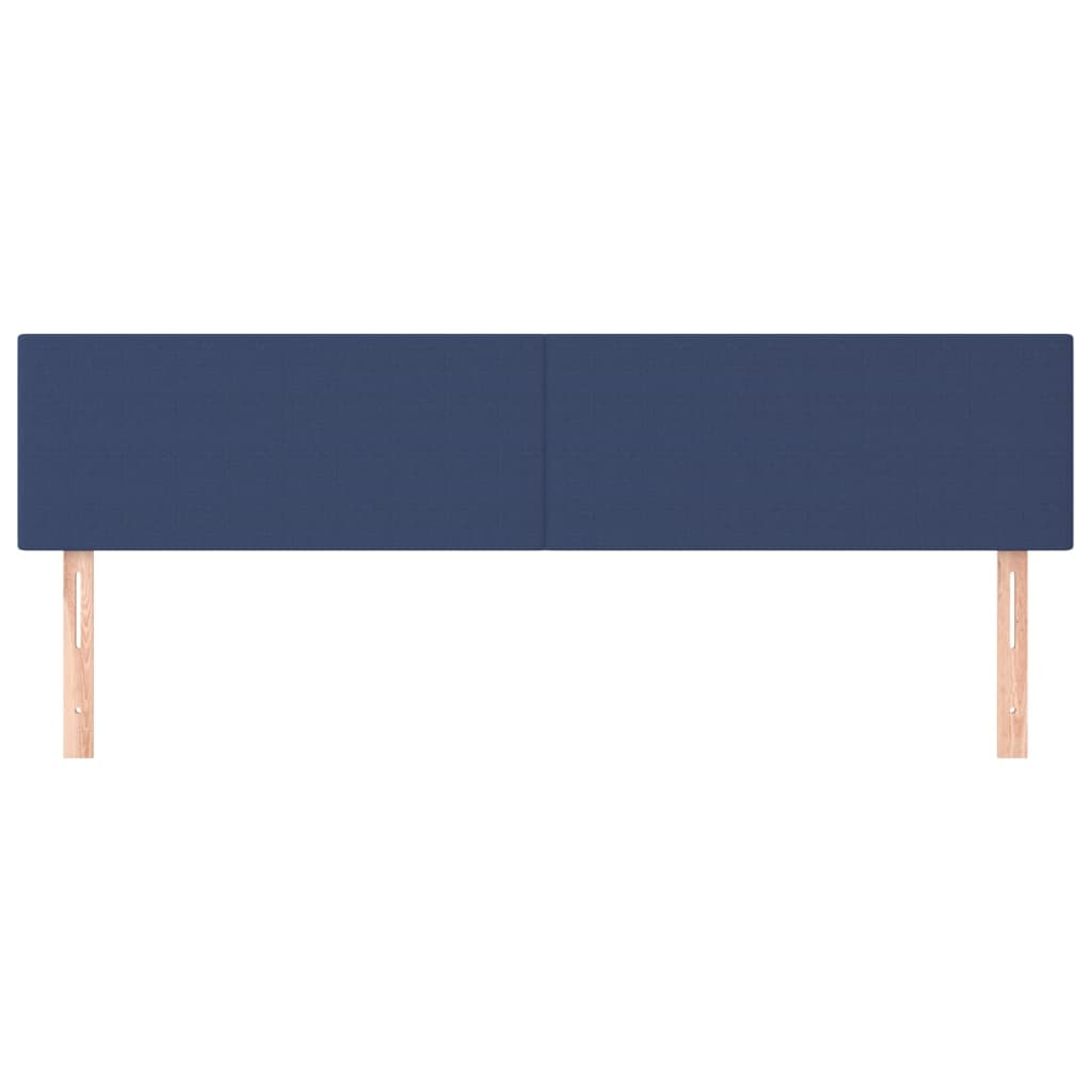 Cabeceiras azul 200x5x78/88 cm tecido