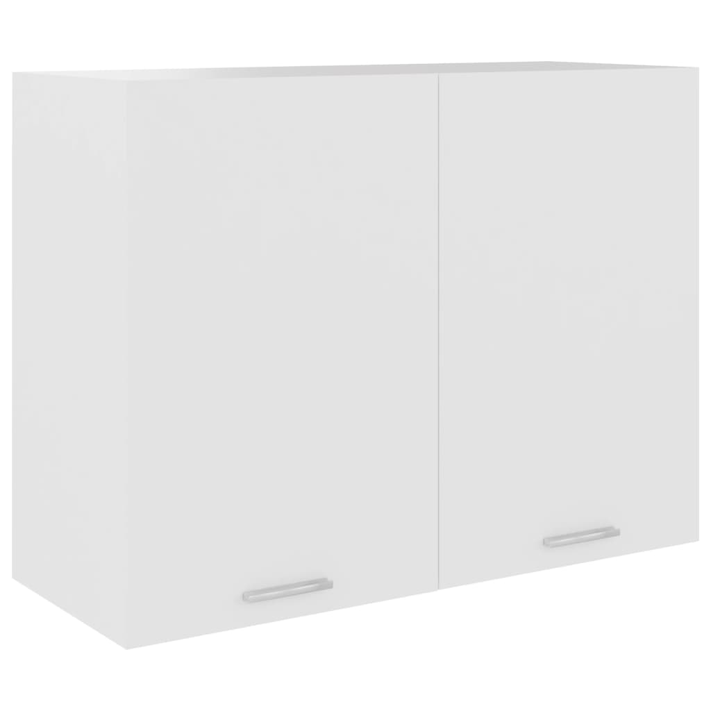 Armário de parede “lyon” 80x31x60 cm derivados madeira branco