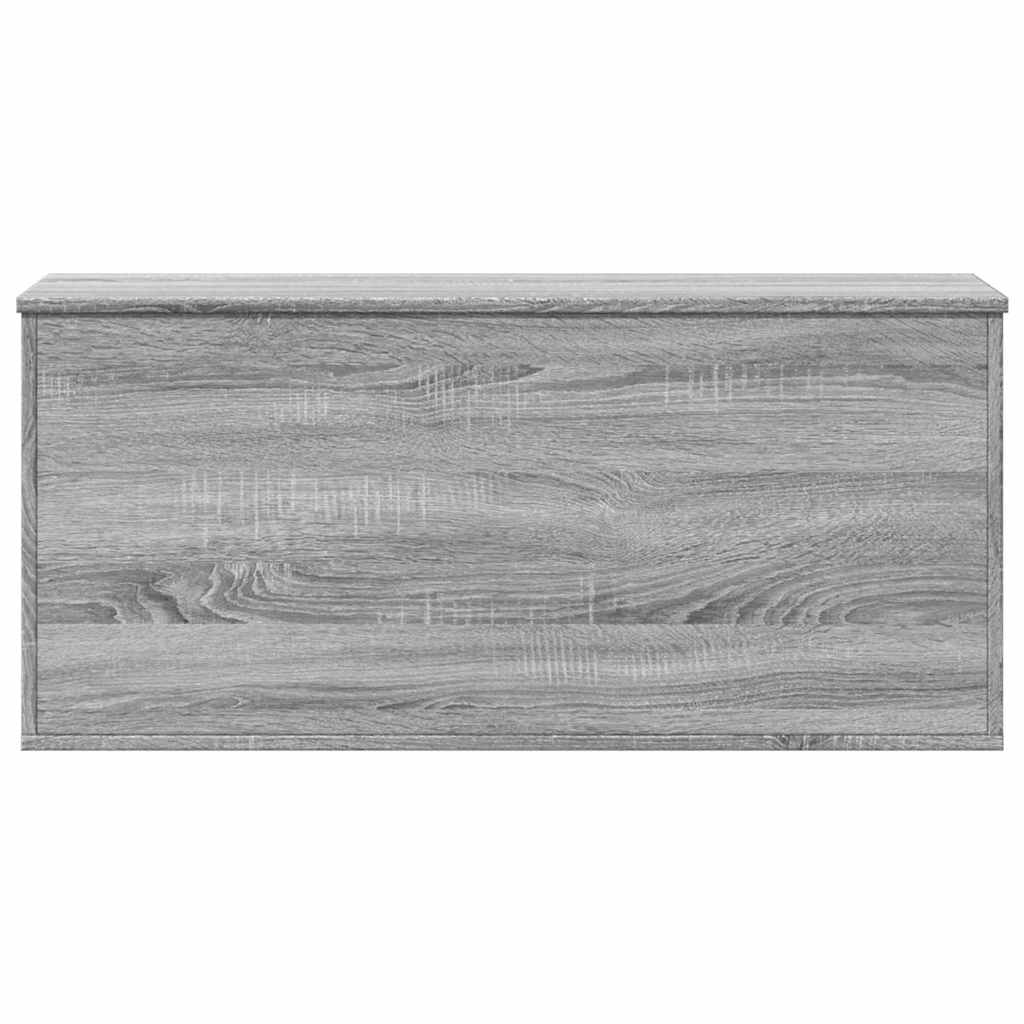 Caixa de arrumação 100x42x46 cm derivados madeira cinza sonoma