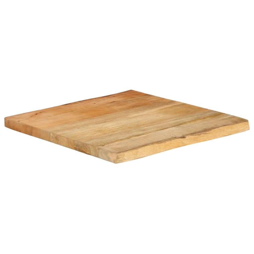 Tampo de mesa c/ borda viva 40x40x2,5 cm mangueira maciça