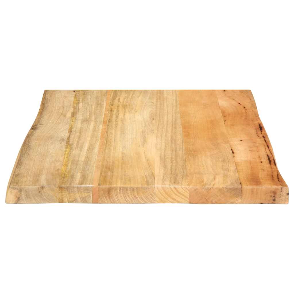Tampo de mesa c/ borda viva 40x40x2,5 cm mangueira maciça