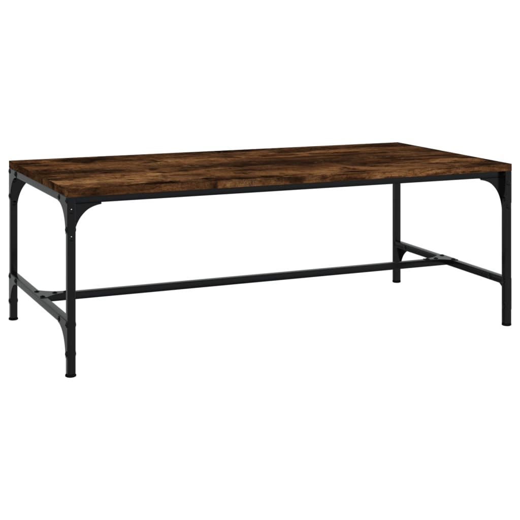 Mesa de centro 100x50x35 cm derivados madeira carvalho fumado