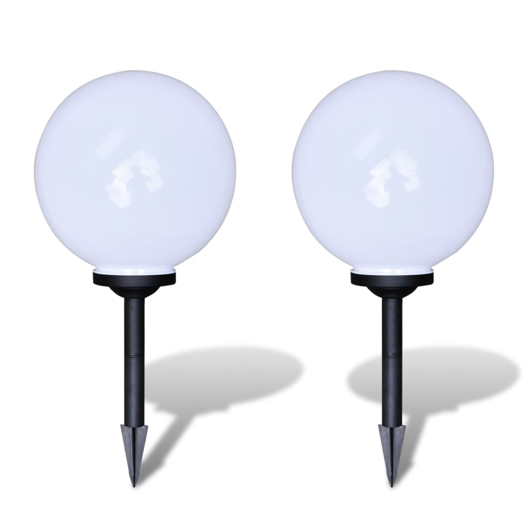 Candeeiros de exterior 2 pcs LED 30 cm com estacas de enterrar