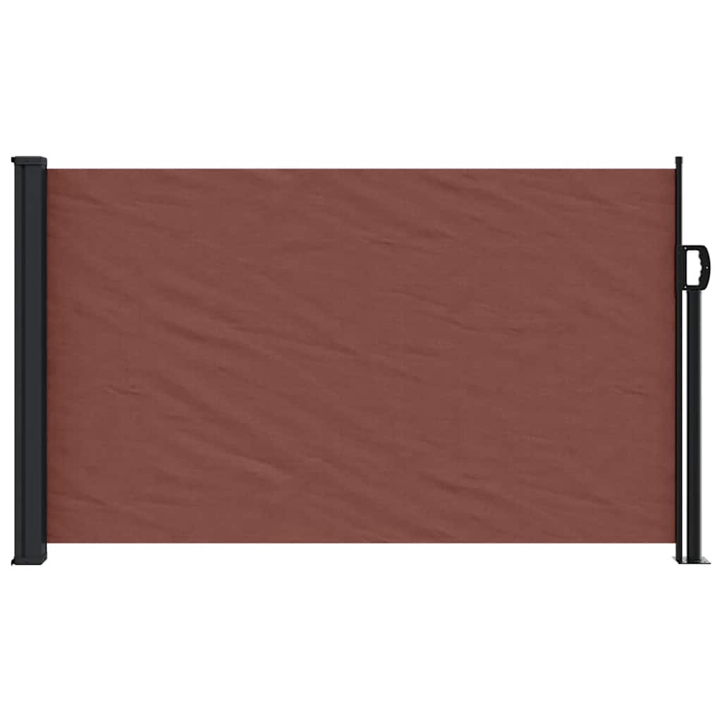 Toldo lateral retrátil 117x300 cm castanho