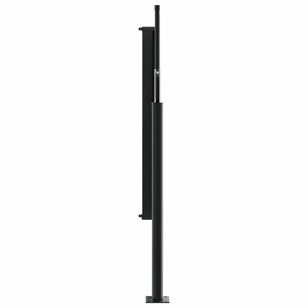 Toldo lateral retrátil 117x300 cm castanho