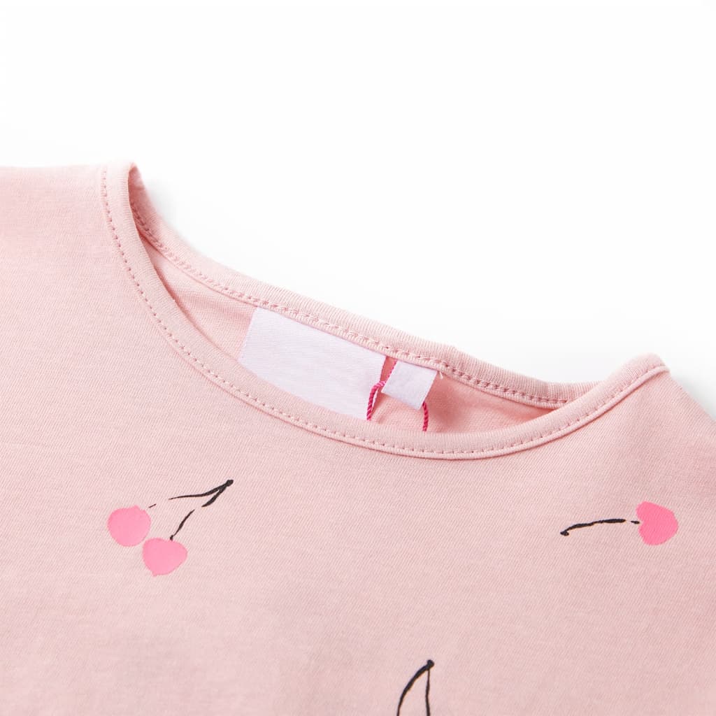 T-shirt de criança rosa-claro 116