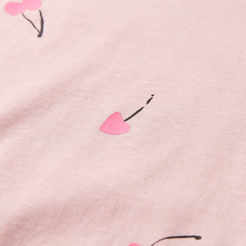 T-shirt de criança rosa-claro 116