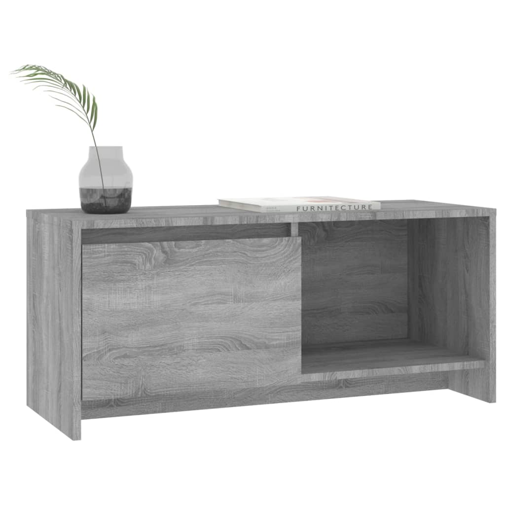 Móvel de TV 90x35x40 cm derivados de madeira sonoma cinzento