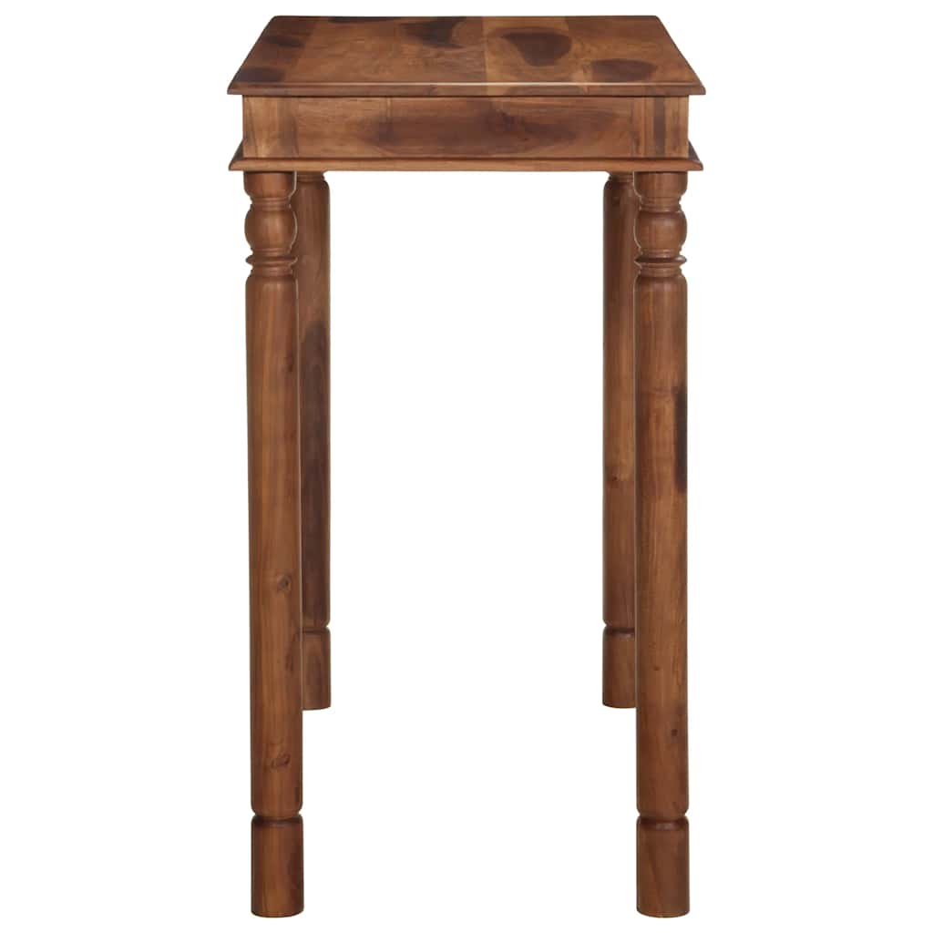 Mesa bar 120x60x107 cm acácia de madeira maciça