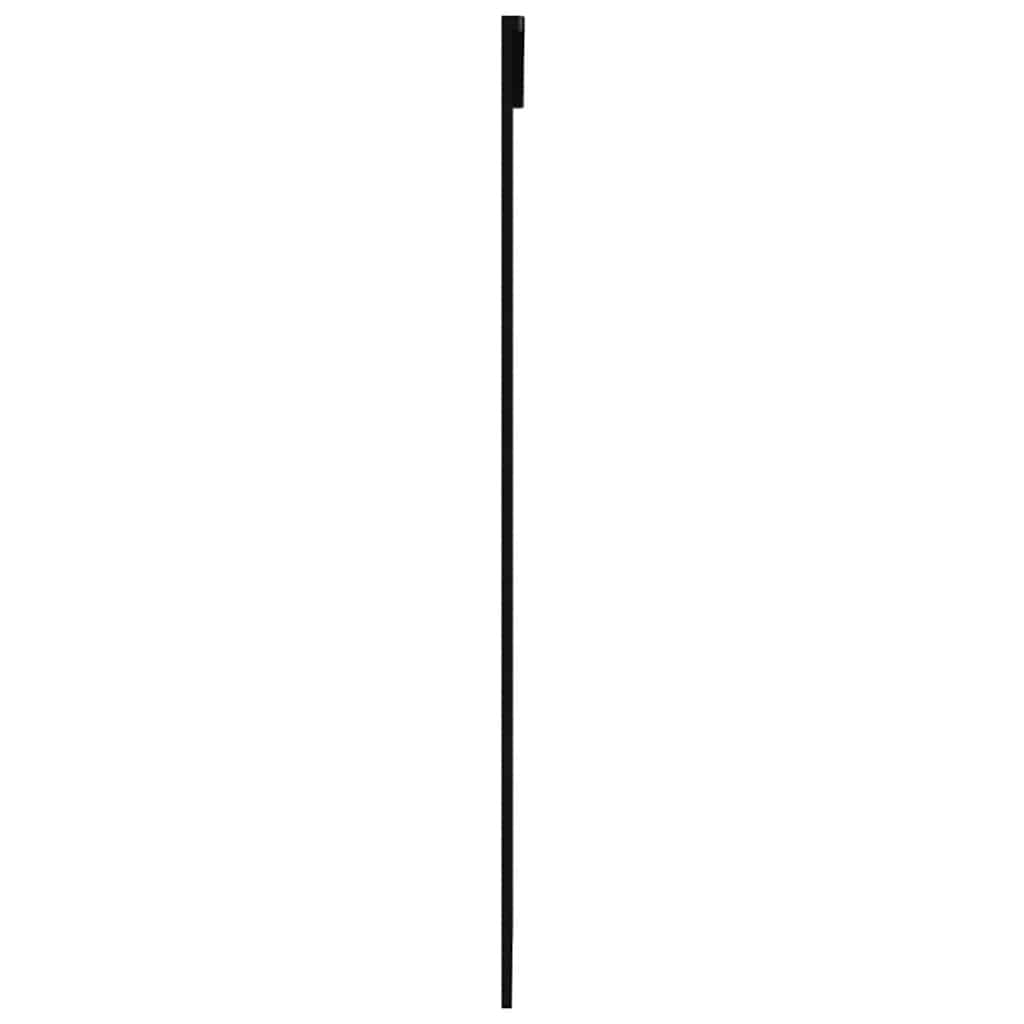 Porta deslizante em vidro esg e alumínio 102x205 cm preto