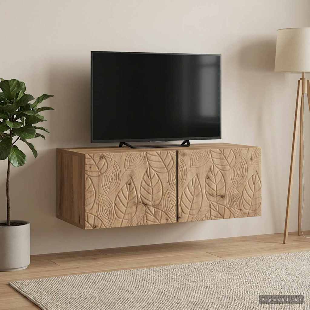 Gabinete de TV de parede 78,5 x 41 x 30 cm carvalho arttisan