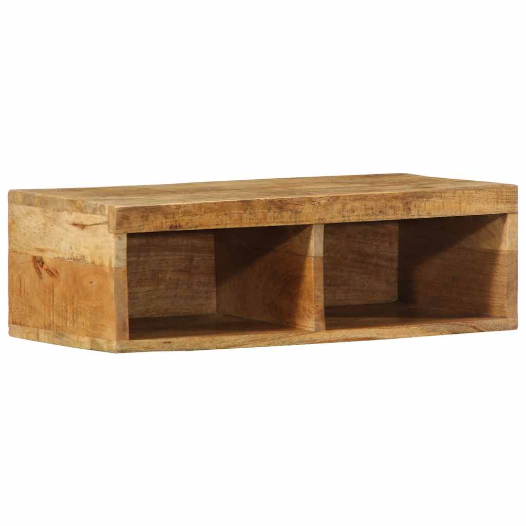 Armário de TV para parede 60x30x19 cm mangueira áspera maciça
