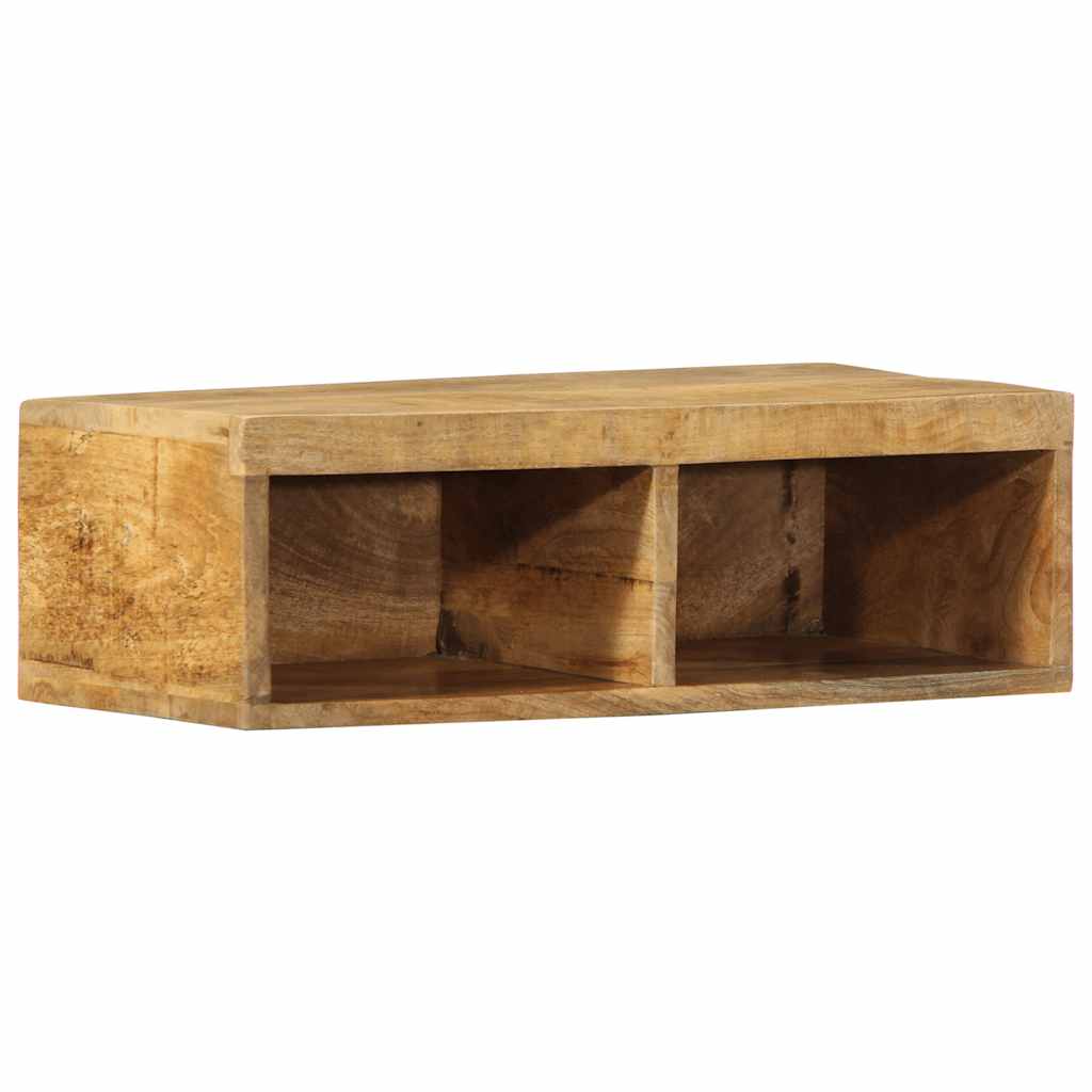 Armário de TV para parede 60x30x19 cm mangueira áspera maciça