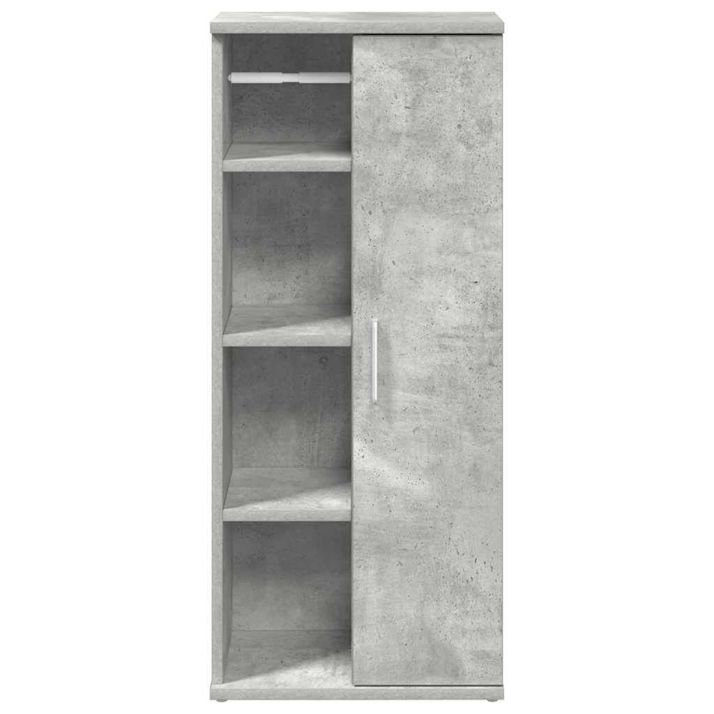 Móvel p/ casa banho c/ suporte rolos 39x22x90 cm cinza cimento