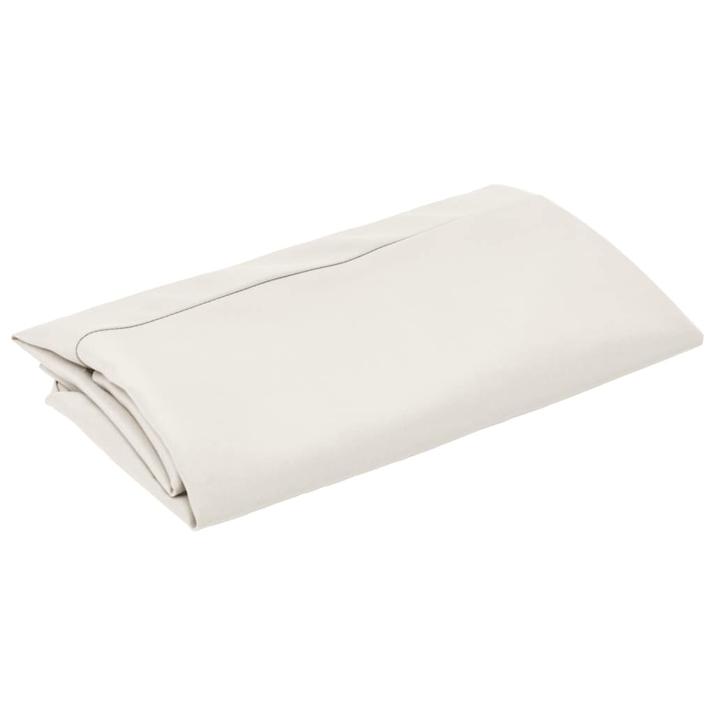 Tecido substituição p/ guarda-sol cantilever 300cm branco areia