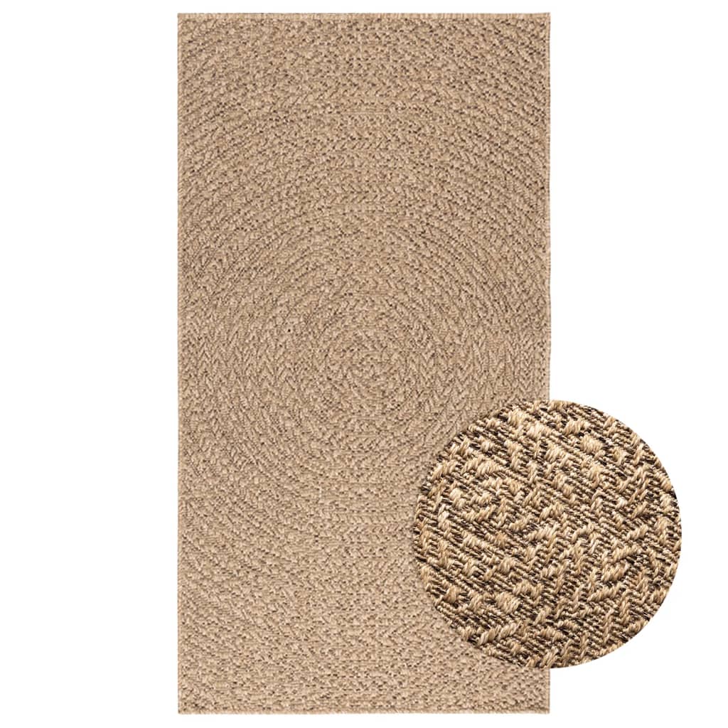 Tapete zizur 80x150 cm aspeto de juta interior e exterior