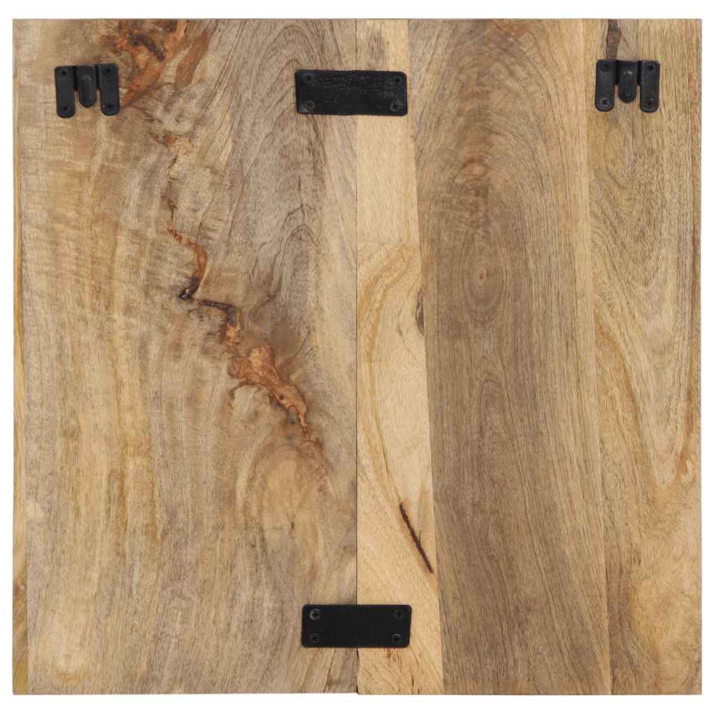 Mesa de cabeceira 50x27x50 cm madeira maciça manga áspera