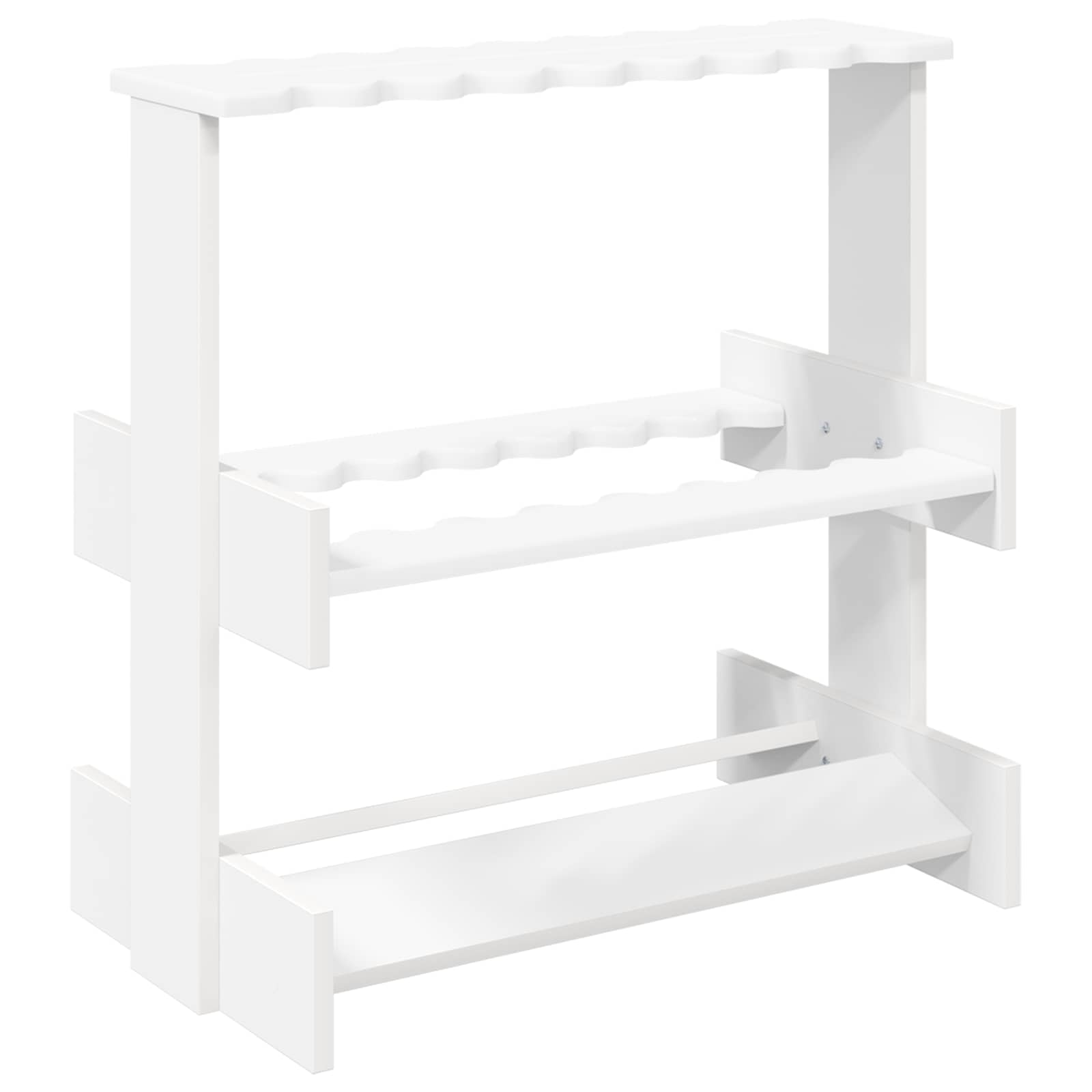Suporte para taco de sinuca derivados de madeira branco
