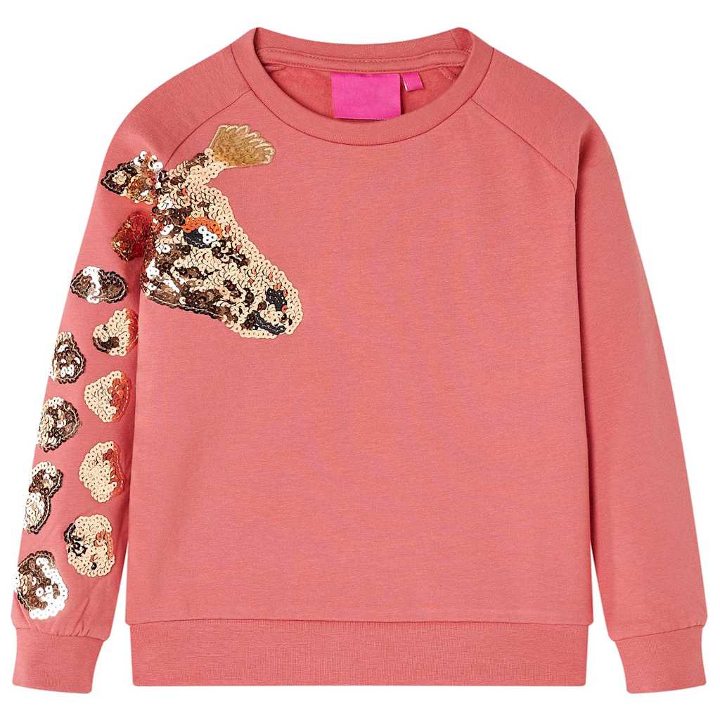 Sweatshirt para criança rosa-velho 92