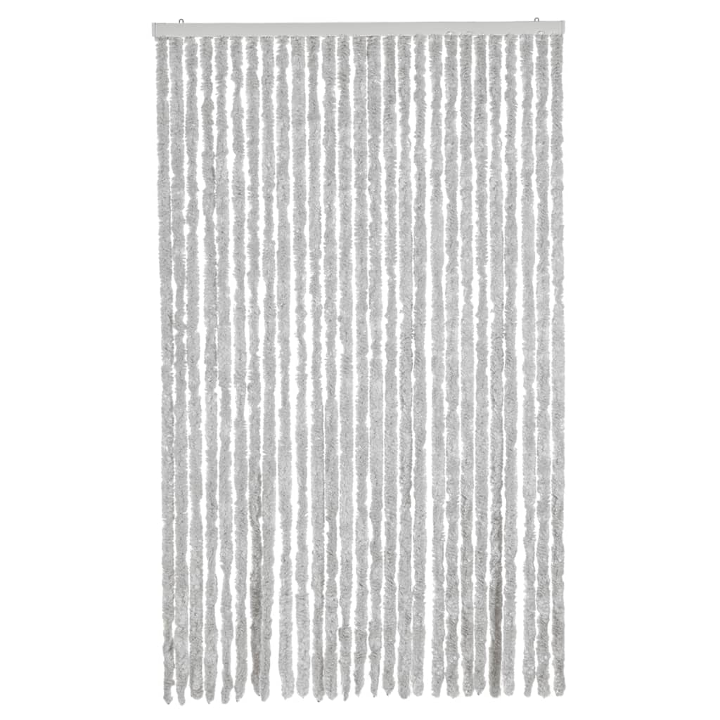 Cortina anti-insetos 118x220 cm chenille cinzento