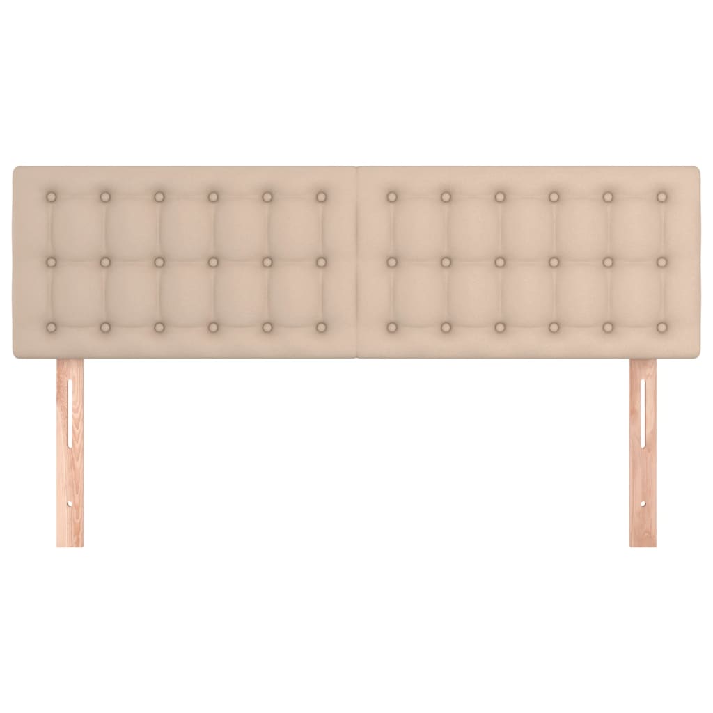 Cabeceiras cappuccino 144x5x78/88 cm couro artificial