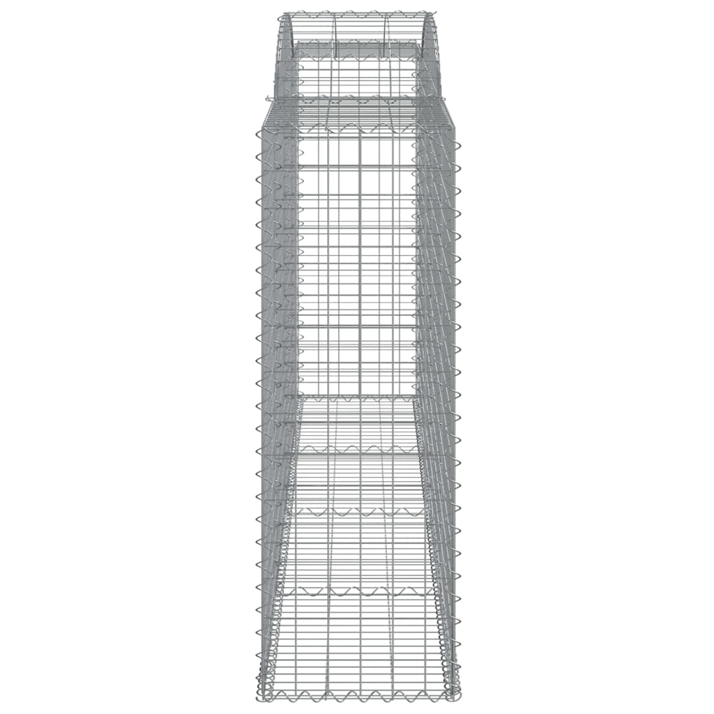 Cesto gabião arqueado 300x50x140/160 cm ferro galvanizado