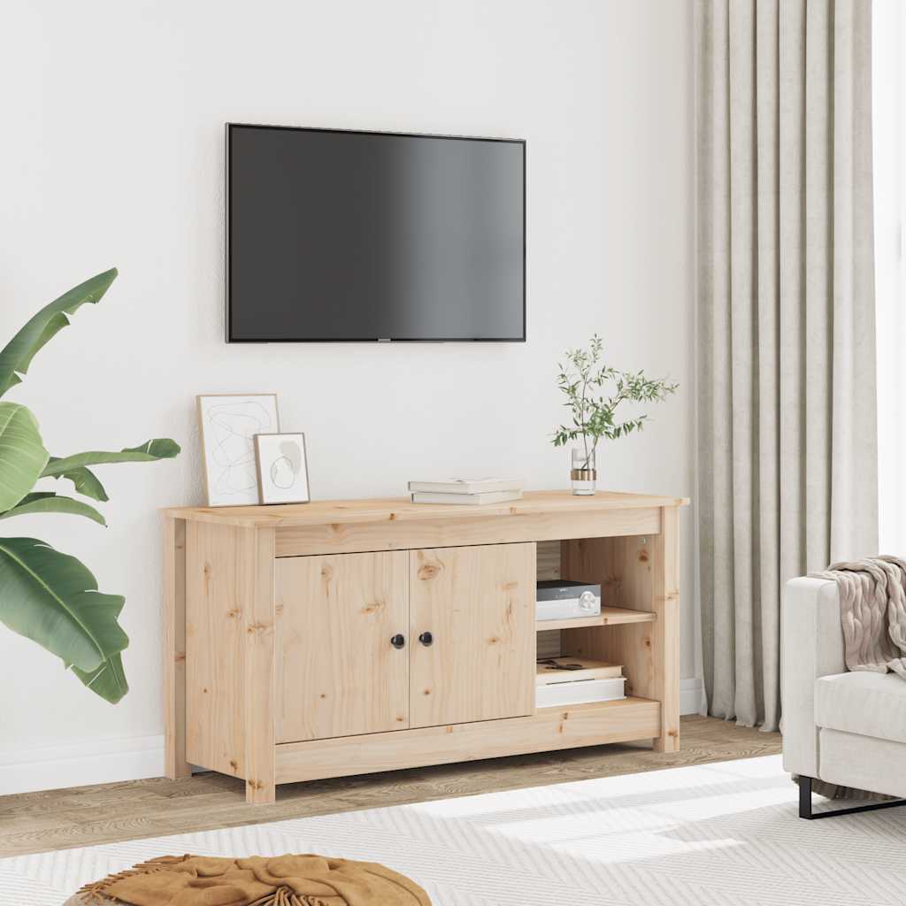 Móvel de TV 103x36,5x52 cm madeira de pinho maciça