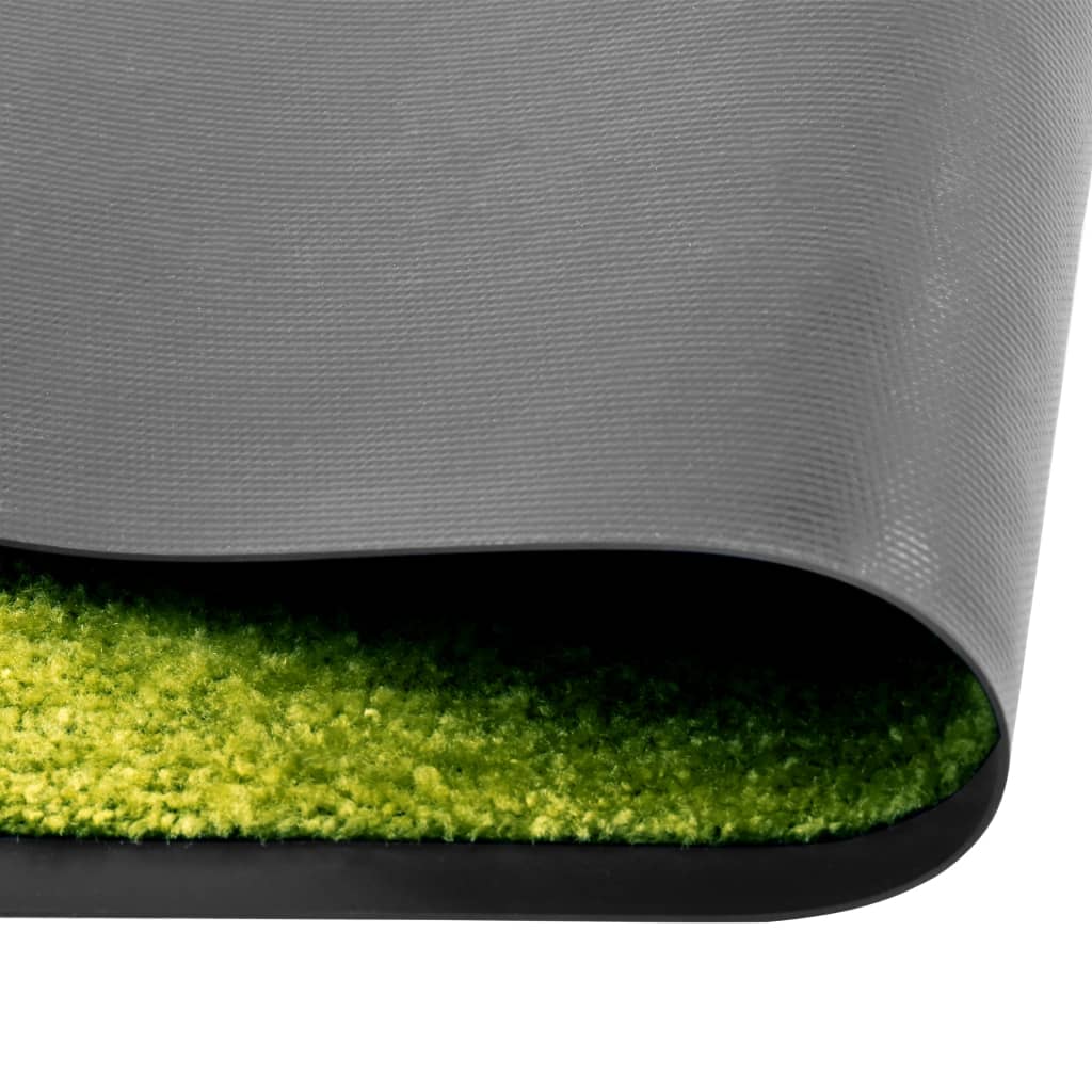 Tapete de porta lavável 60x90 cm verde