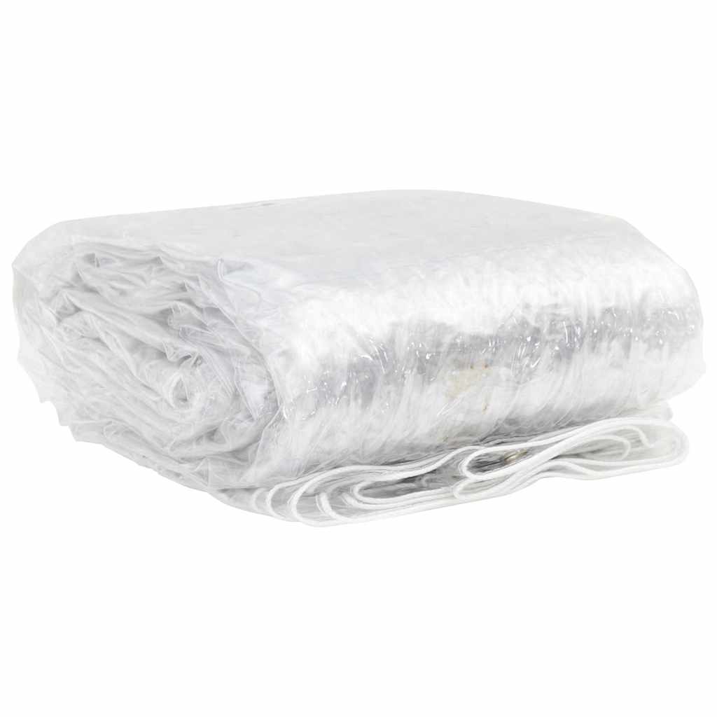 Encerado transparente com ilhós 5x12 m PVC