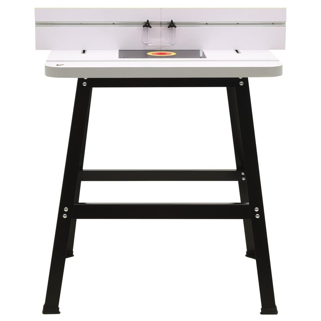 Mesa de fresagem aço e MDF 81x61x88 cm