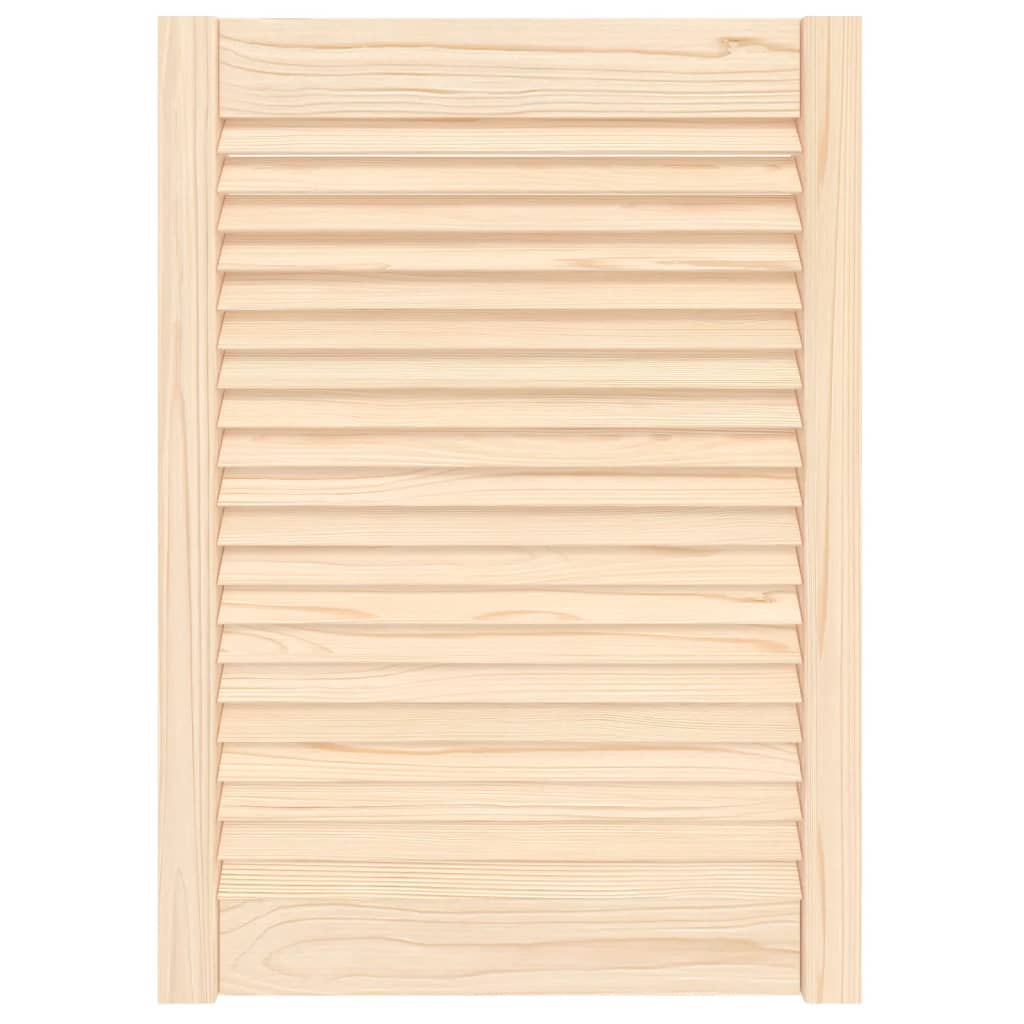 Porta de armário com design de persiana pinho maciço