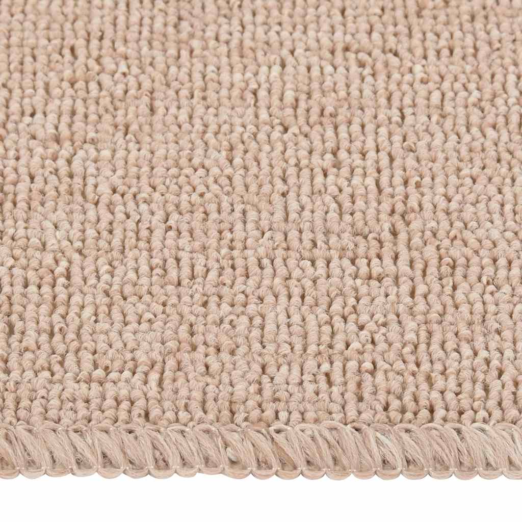 Tapetes antiderrapantes retang. p/ escadas 15 pcs 60x25 cm bege