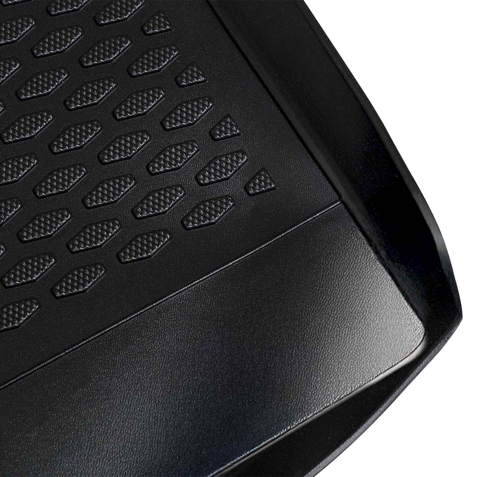 Tapete de porta-malas preto compatível com volvo xc60 2018-