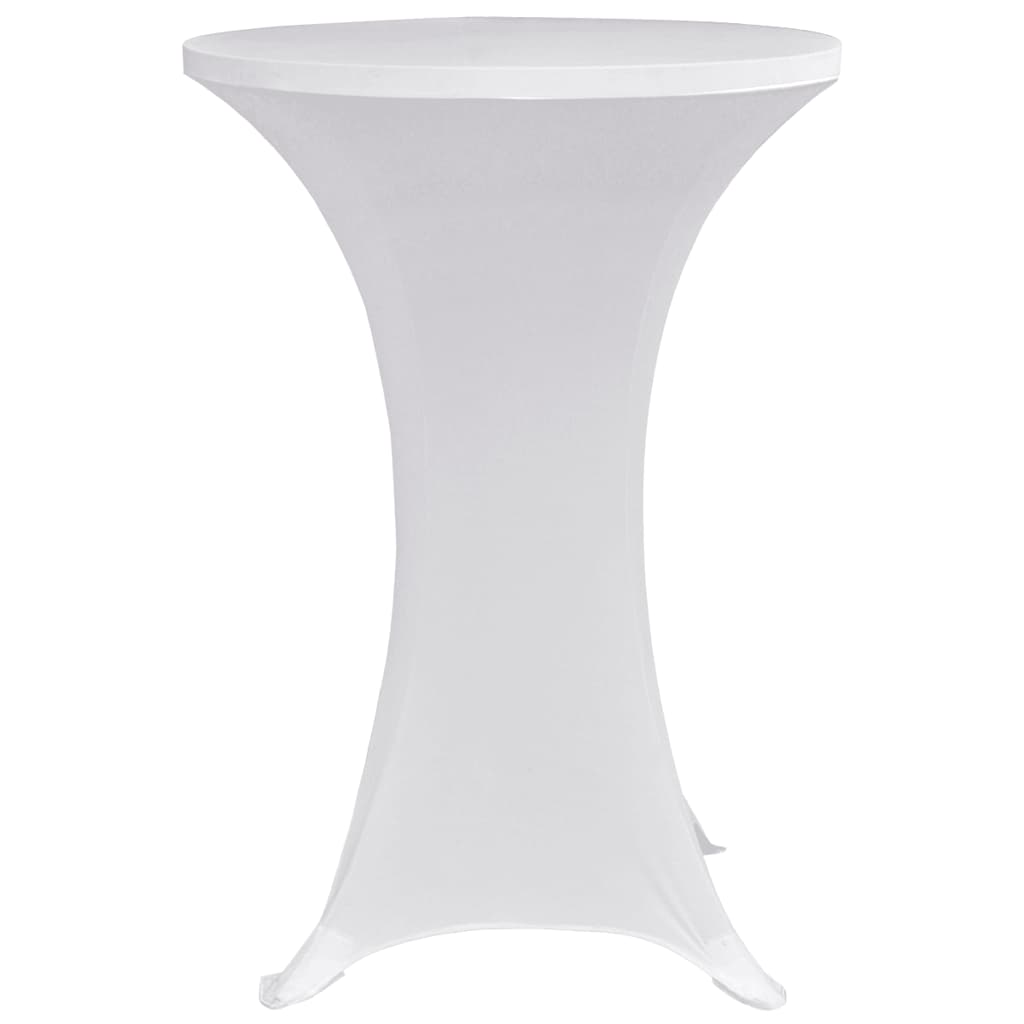 Capa para mesa de pé elástica ø60 cm 4 pcs branco
