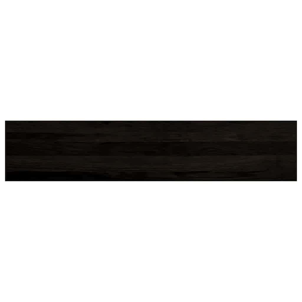 Tapetes de escada 12 pcs 120x30x2 cm carvalho castanho-preto