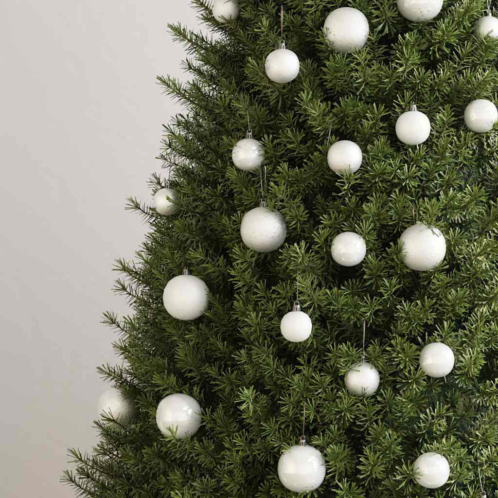 Conjunto de bolas de natal 100 pcs branco