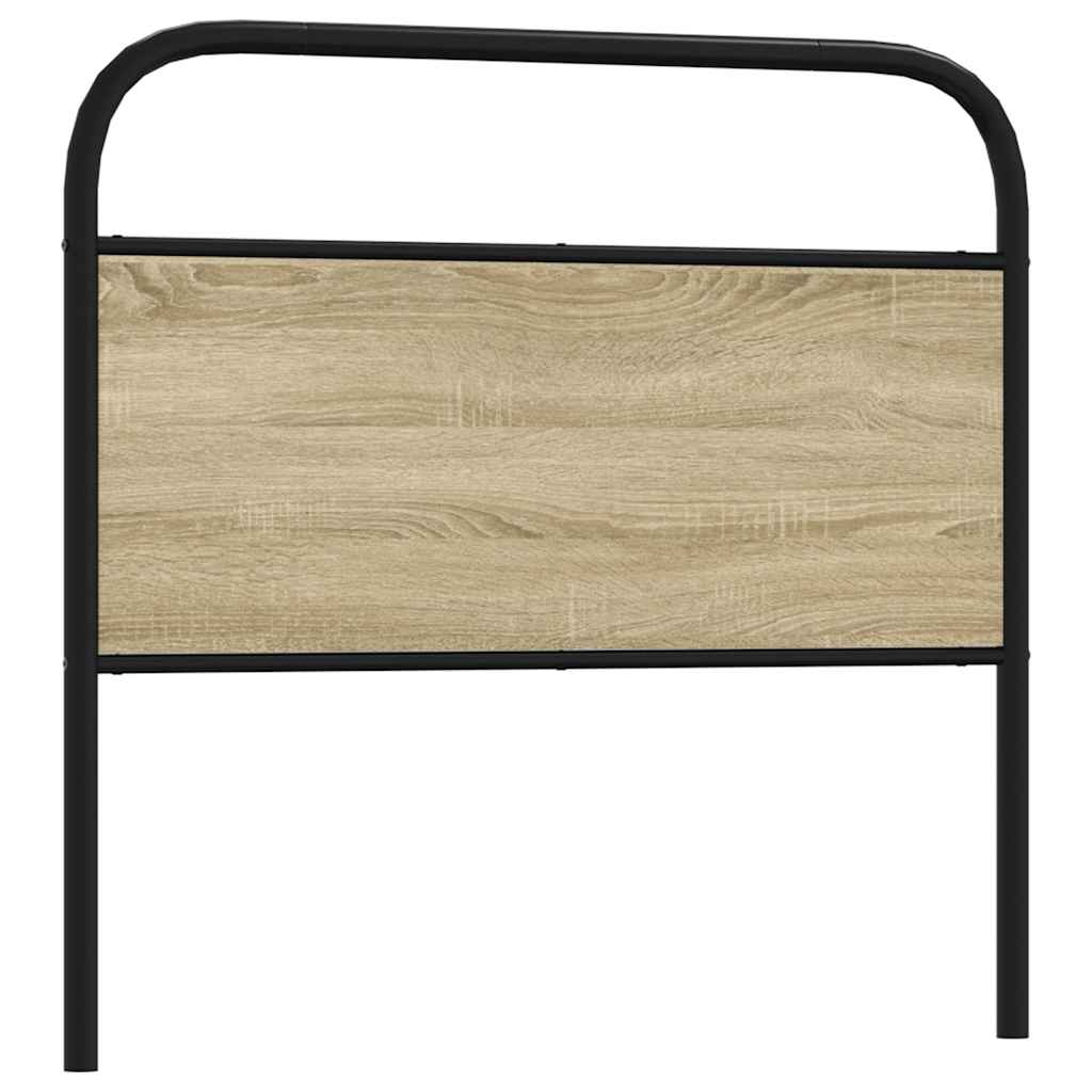 Cabeceira de substituição 100 cm derivados madeira/aço carvalho sonoma
