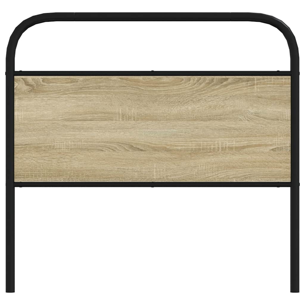 Cabeceira de substituição 100 cm derivados madeira/aço carvalho sonoma
