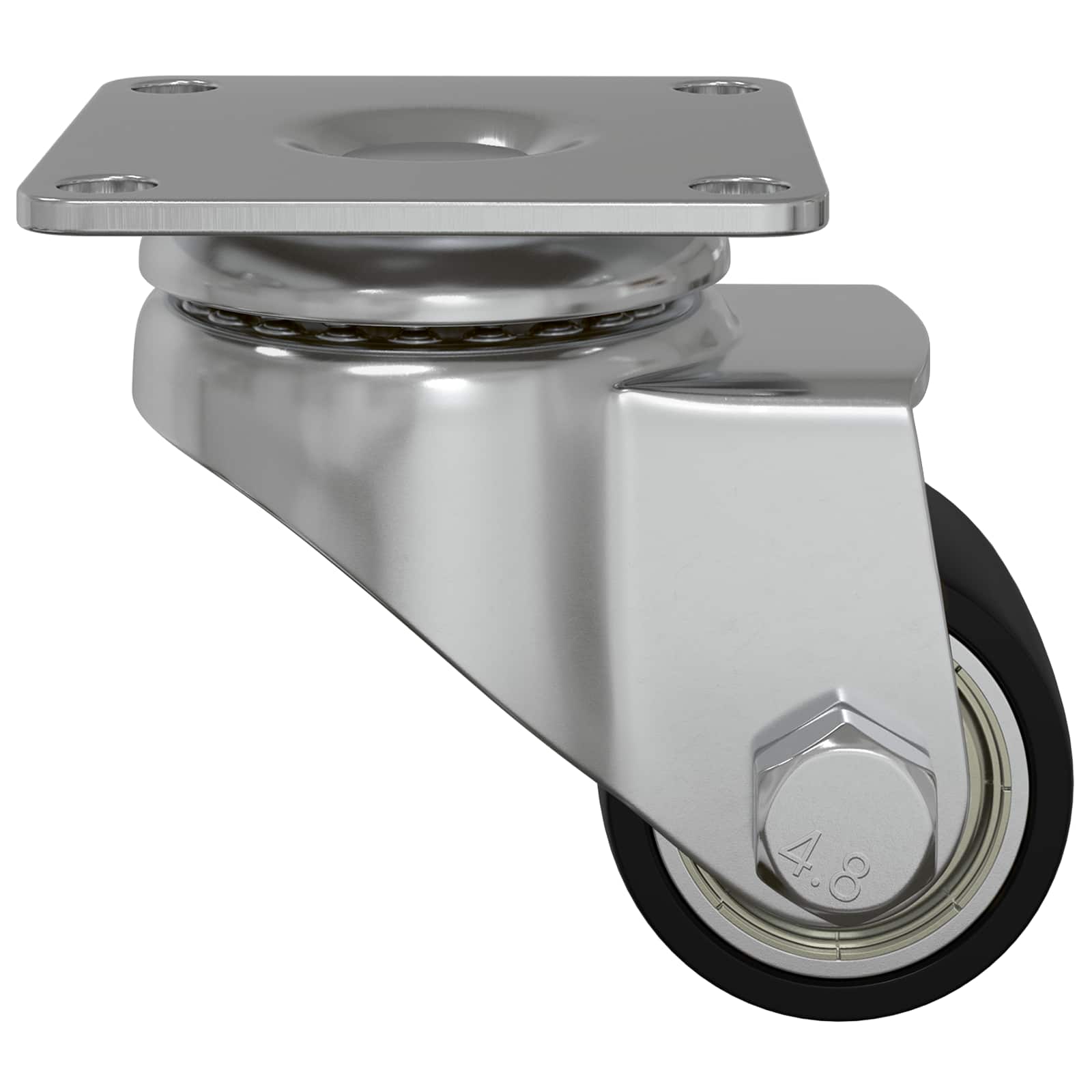 Roda 2 unid. prateado 44,1 x 44,1 x 1,95 mm náilon