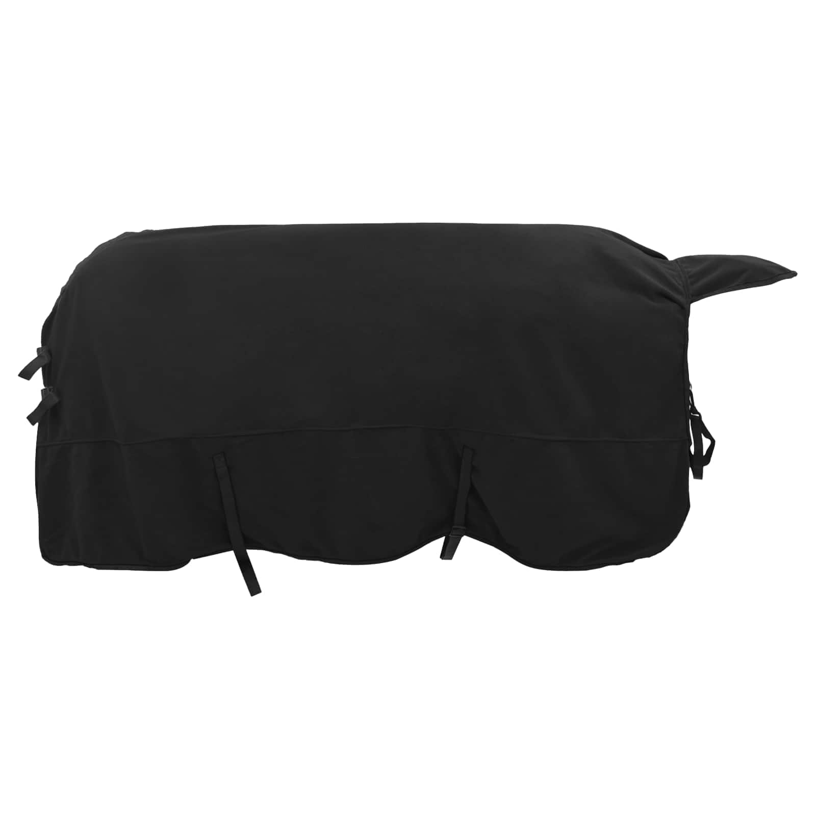 Cobertor de cavalo preto 165 cm poliéster