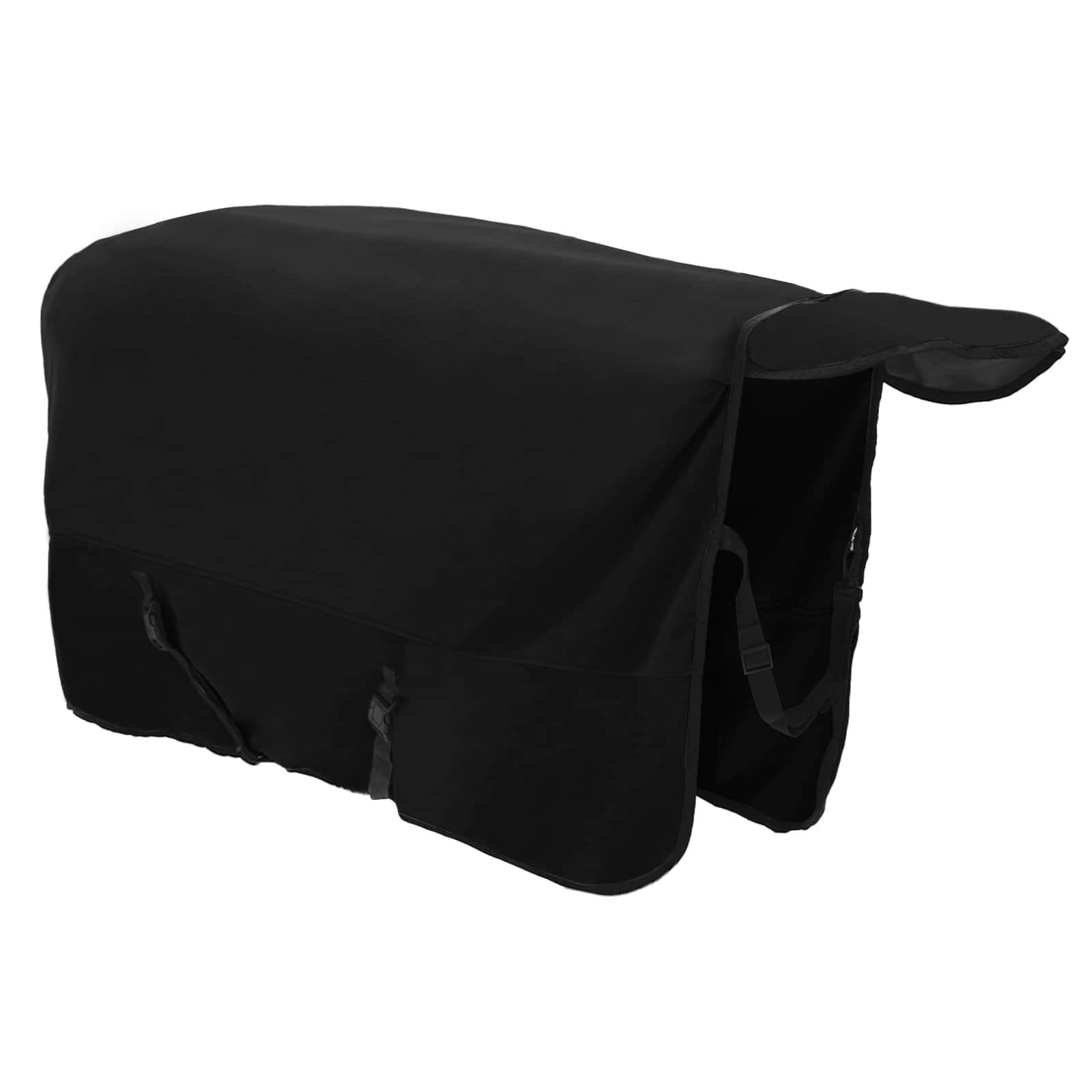 Cobertor de cavalo preto 165 cm poliéster