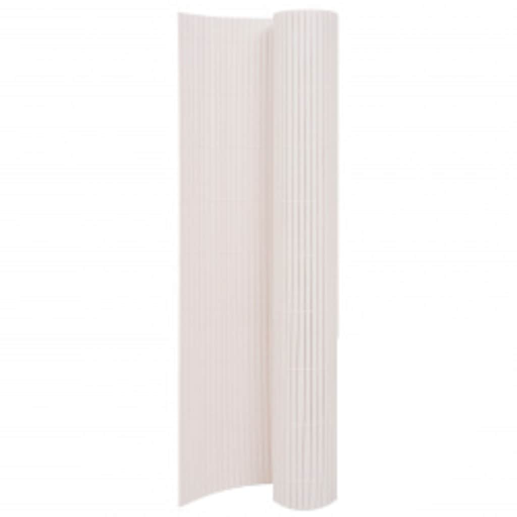 Cerca de jardim dupla face 90x400 cm branco