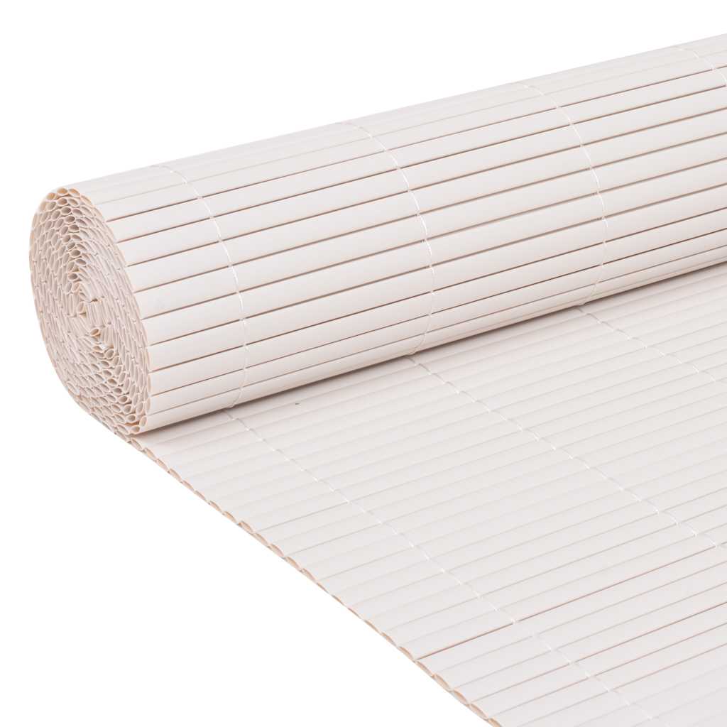 Cerca de jardim dupla face 90x400 cm branco