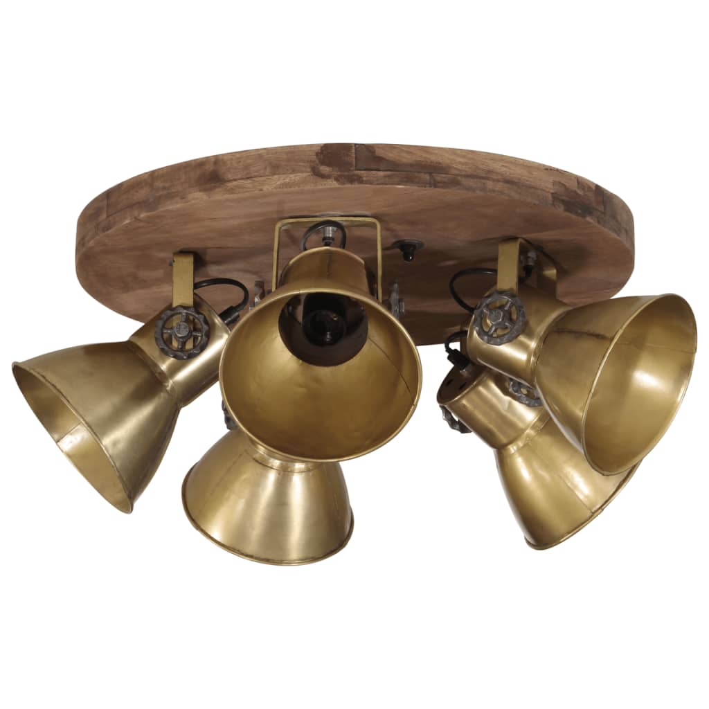 Candeeiro de teto 25 w 50x50x25 cm e27 bronze antigo