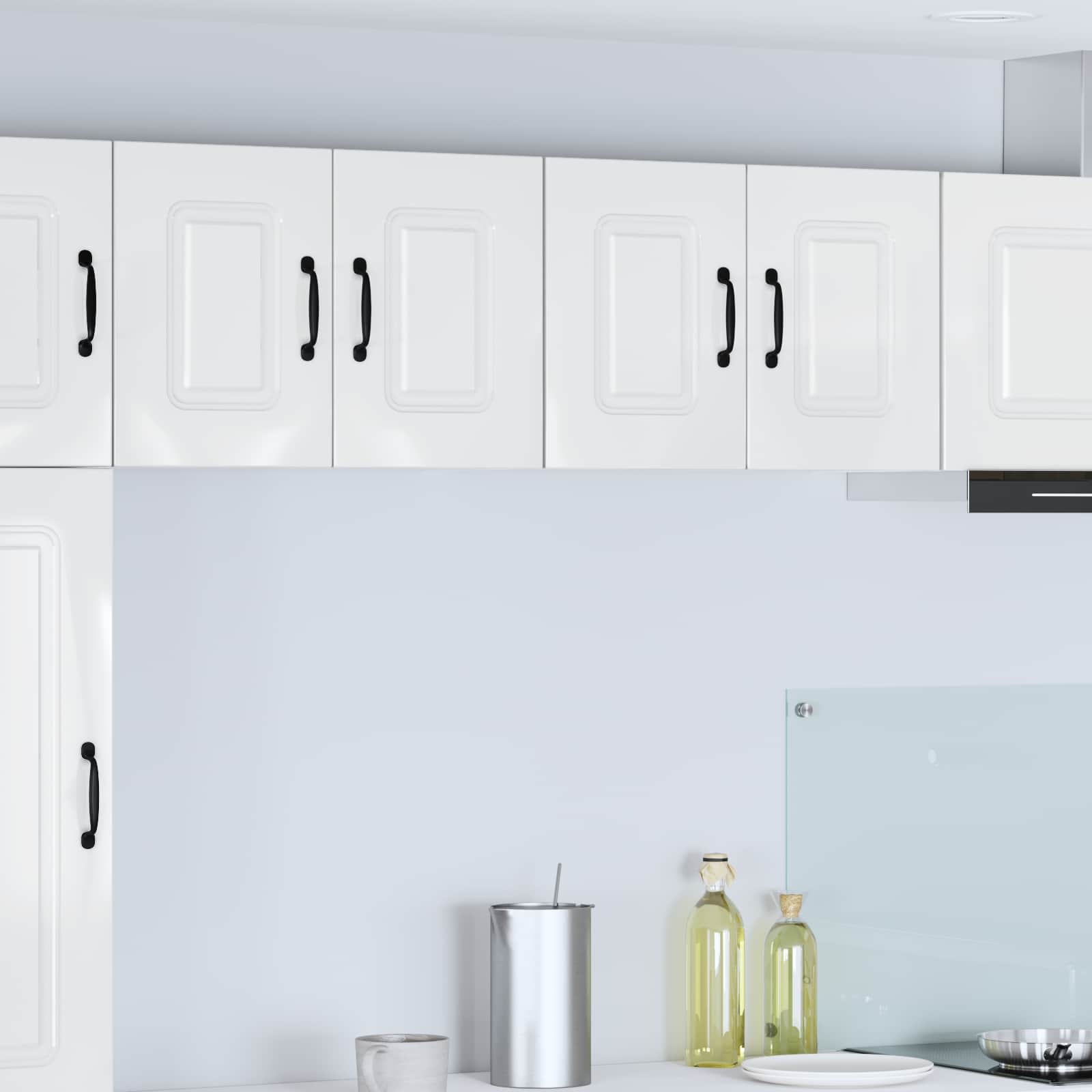 Painel de lava-louça kalmar 2 unid. branco brilhante