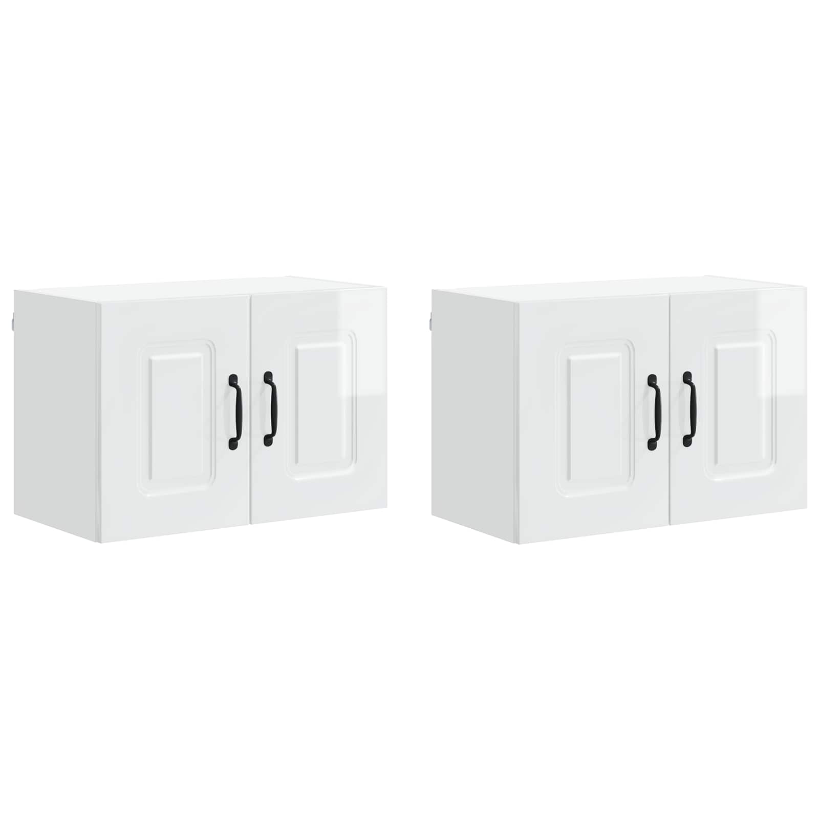Painel de lava-louça kalmar 2 unid. branco brilhante