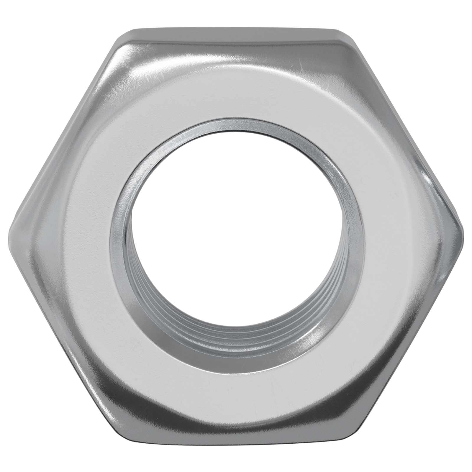 Porca hexagonal 3600 unid. prateado metal