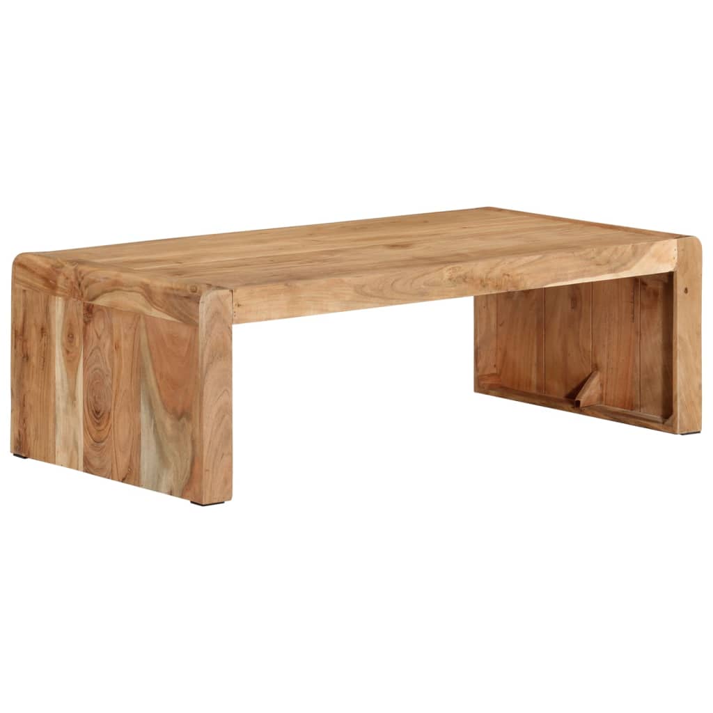 Mesa de centro 110x55x35 cm madeira de acácia maciça